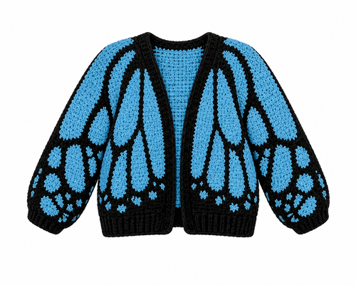 Royal Midnight Cardigan